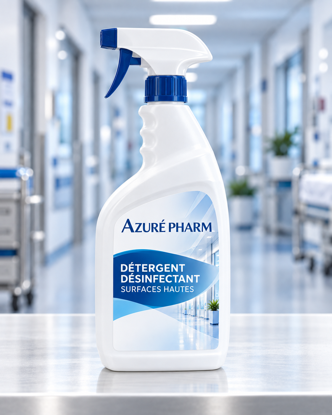 Pulvérisateur Azuré Pharm pour surfaces hautes